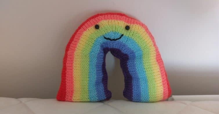 ‘I can knit a rainbow, bake a rainbow, read a rainbow too’