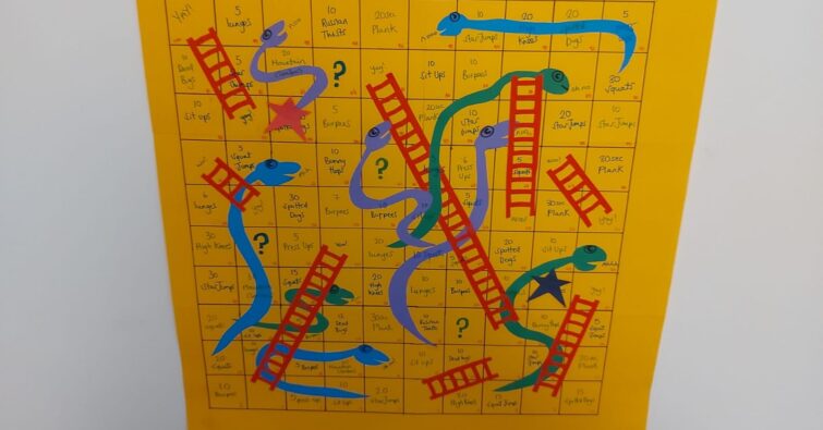 Snakes, Ladders & Burpees!