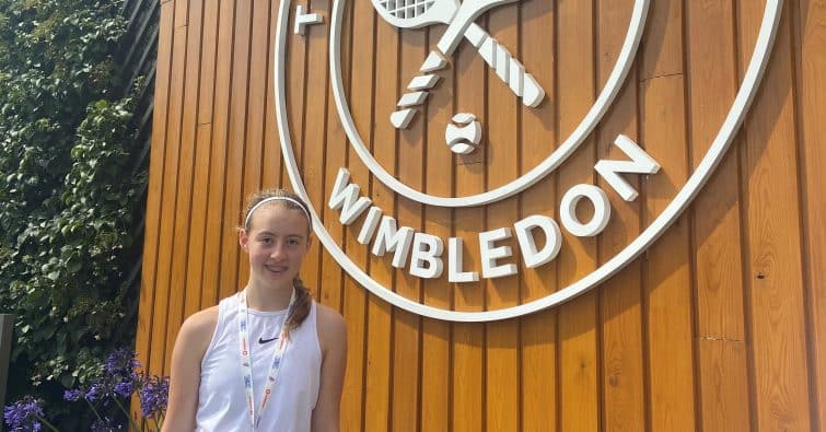 Bella Plays at Wimbledon