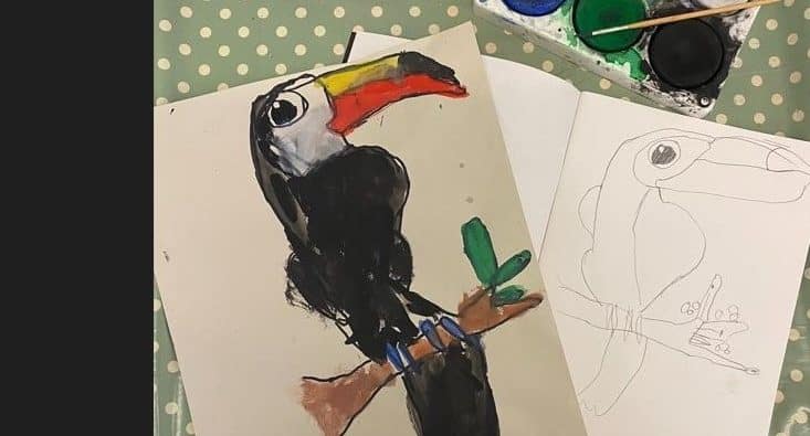 Youcan paint a toucan